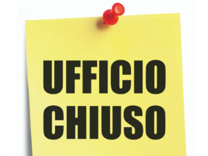 Sabato 6 settembre Ordine chiuso